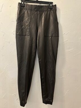 SPANX Faux Leather Jogger Pants